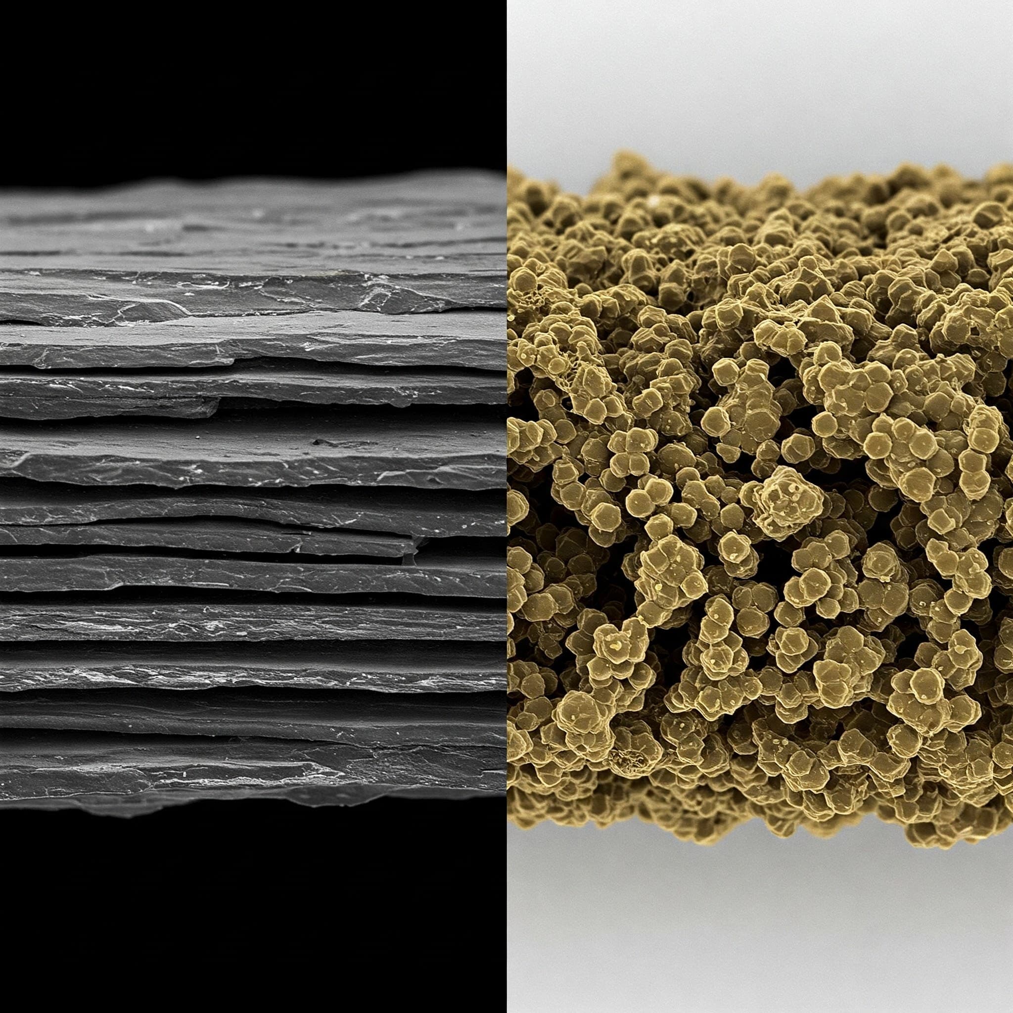 An artistic rendering of two electrodes.