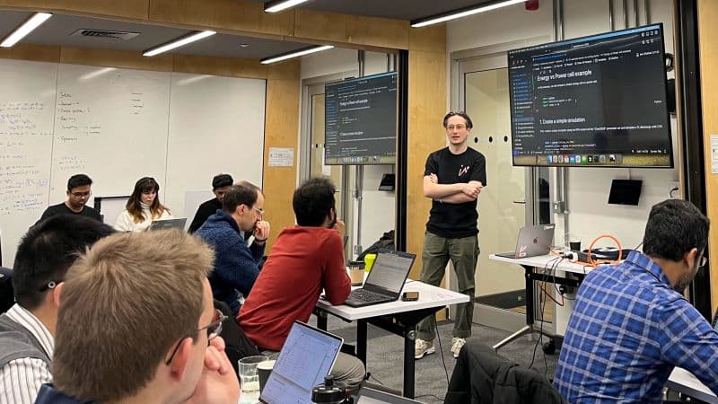 Ionworks PyBaMM training session with engineers working through live exercises